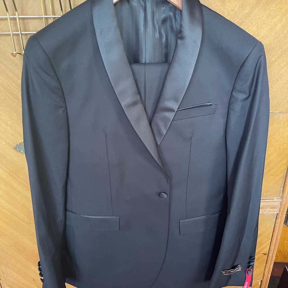 Men's Black Tuxedo Shawl collar
